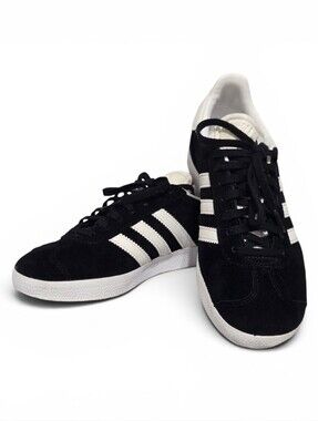 Adidas Gazelle Black Suede Sneaker Shoes Size US 6 EU 37⅓